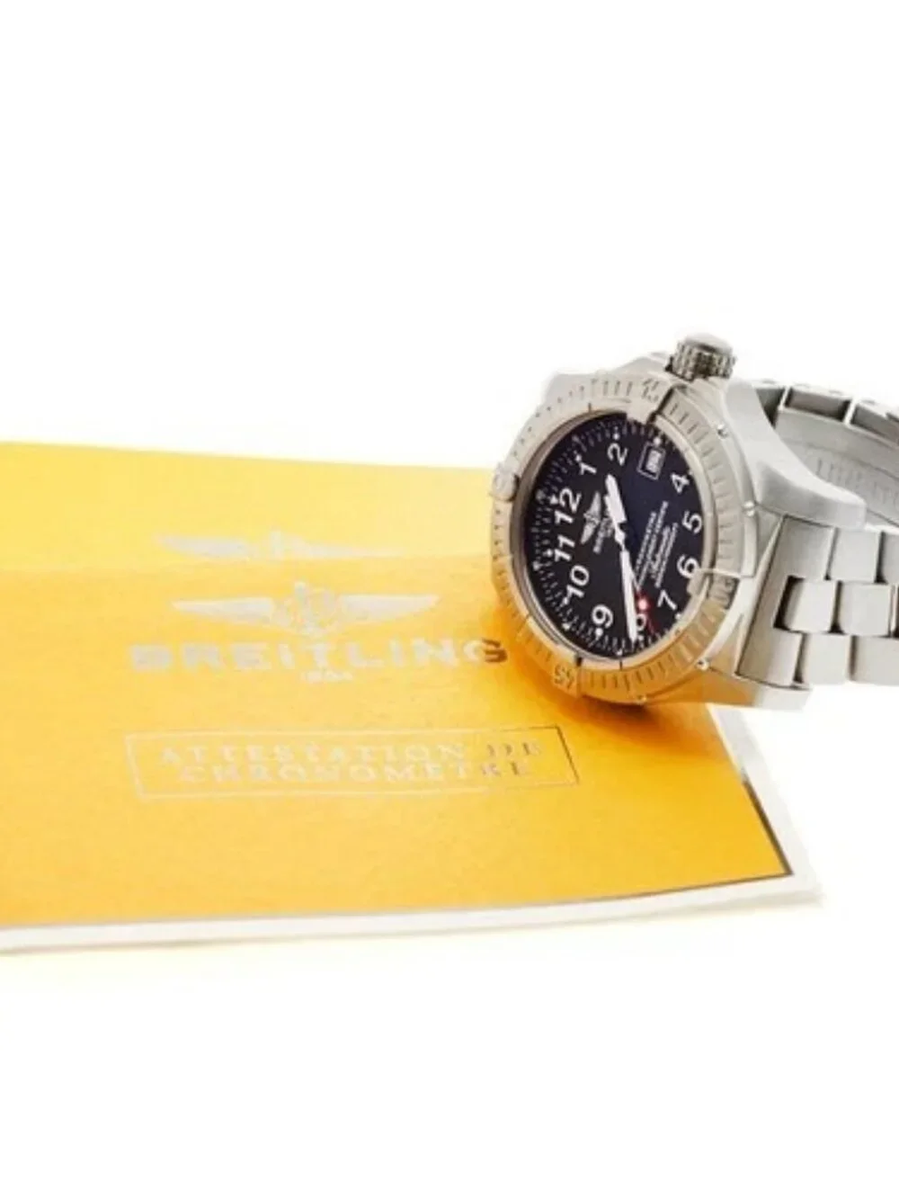 BREITLING Avenger Seawolf E17370 Date black Dial Automatic Men's Watch_965683